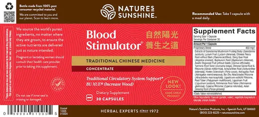 Blood Stimulator TCM Concentrate (30 caps)