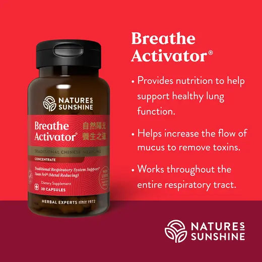 Healthy Lung Supplements Breathe E-Z TCM Herbal Pills (30 caps)
