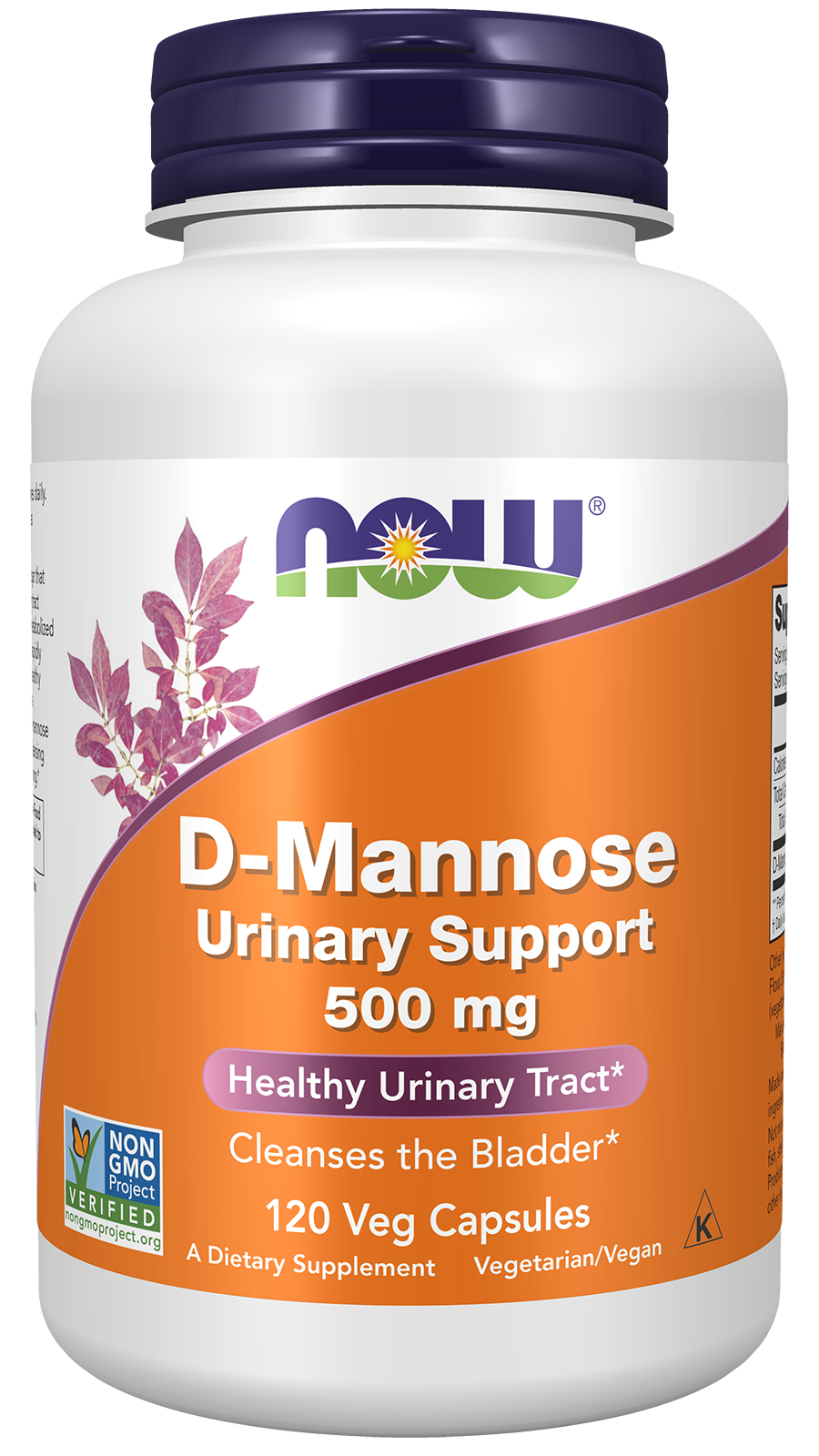 D-Mannose Urinary Support 500 mg Veg Capsules