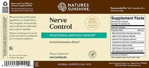 Nerve Control (100 caps)