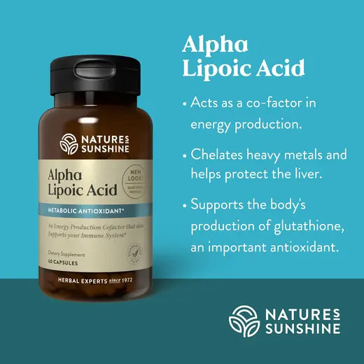 Alpha Lipoic Acid Supplements (60 caps)