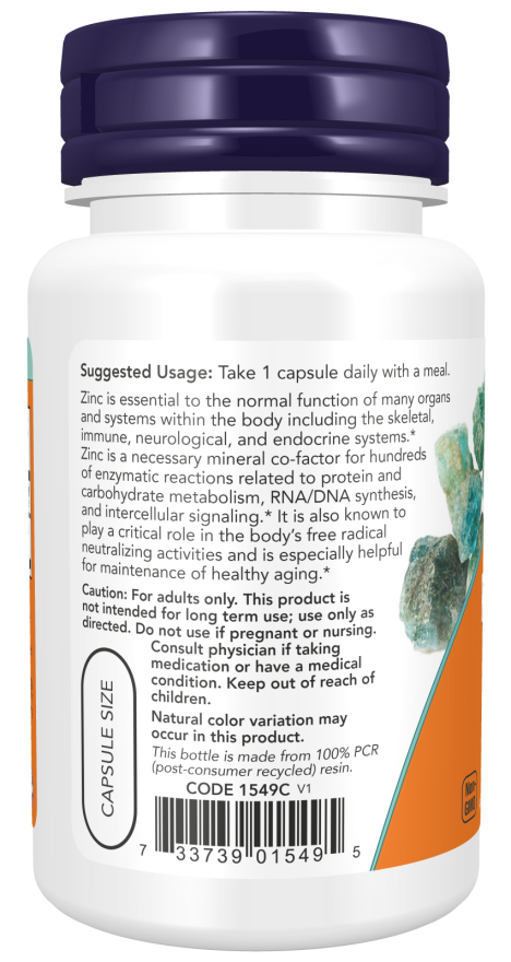 Zinc Picolinate 50 mg Veg Capsules (120 Veg Capsules)