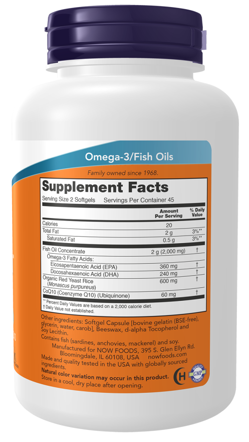 Red Omega™ Fish Oil Softgels (90 Softgels)