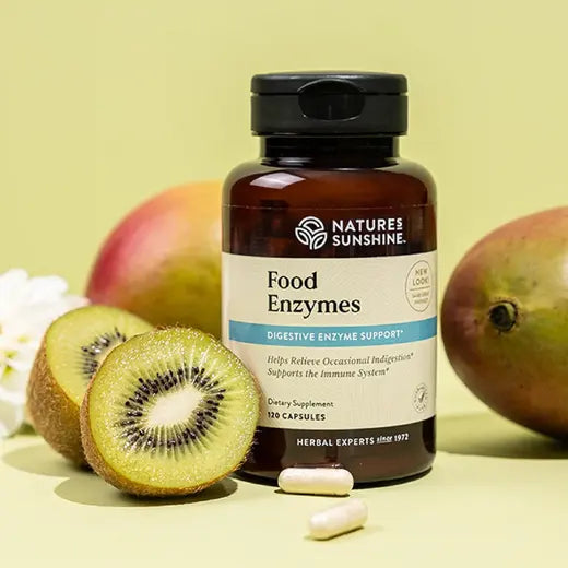 Food Enzymes - Digestive Relief & Support Dietary Supplement (120 caps)