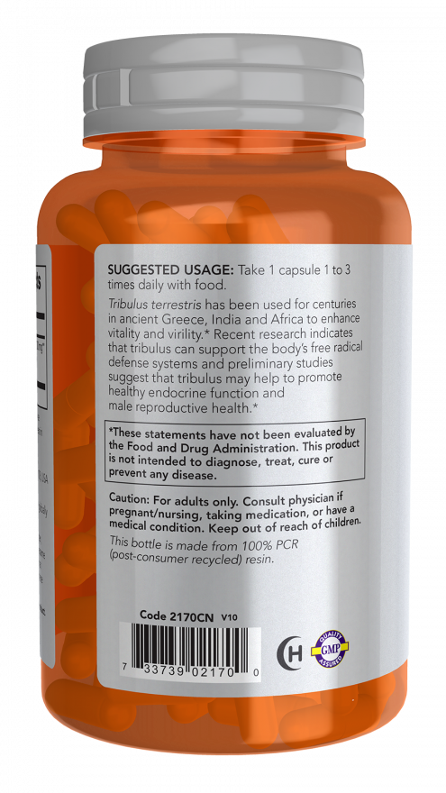 Tribulus 500 mg Veg Capsules (100 Veg Capsules)
