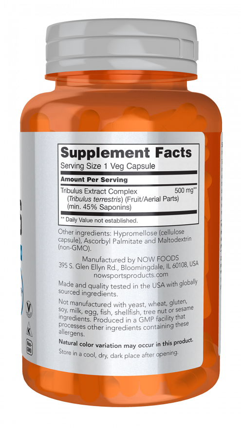 Tribulus 500 mg Veg Capsules (100 Veg Capsules)