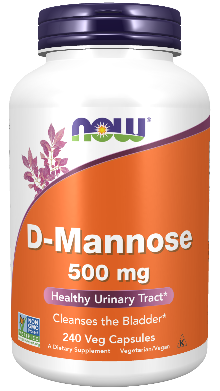 D-Mannose Urinary Support 500 mg Veg Capsules