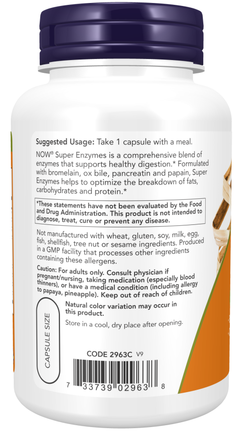 Super Enzymes Capsules (180 Capsules)
