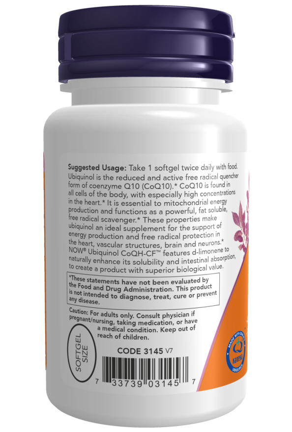 Ubiquinol CoQH-CF™ Softgels 60 Softgels