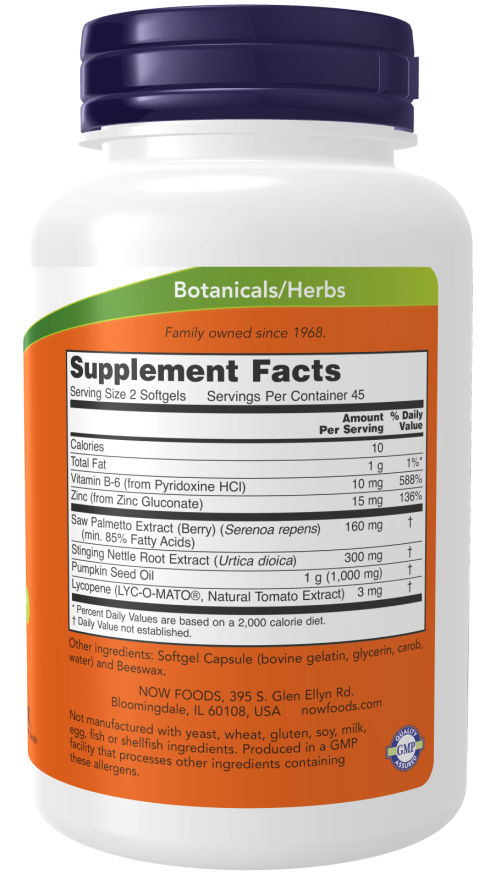 Prostate Support Softgels (180 Softgels)