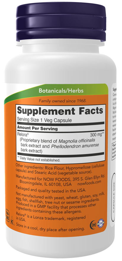 Relora® 300 mg Veg Capsules (60 Veg Capsules)