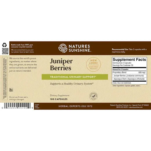 Juniper Berries (100 caps)