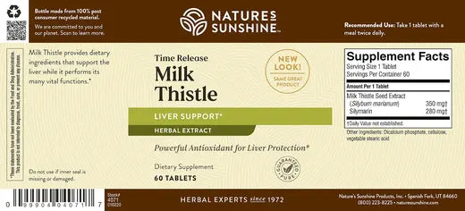 Milk Thistle T/R (60 tabs)