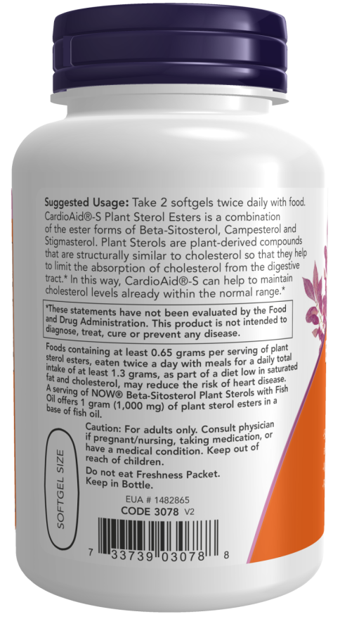 Beta-Sitosterol Plant Sterols Softgels