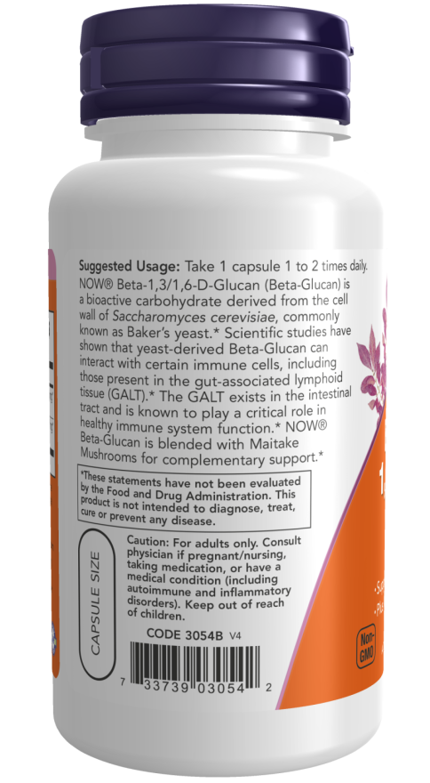 Beta 1,3/1,6- D -Glucan 100 mg Veg Capsules