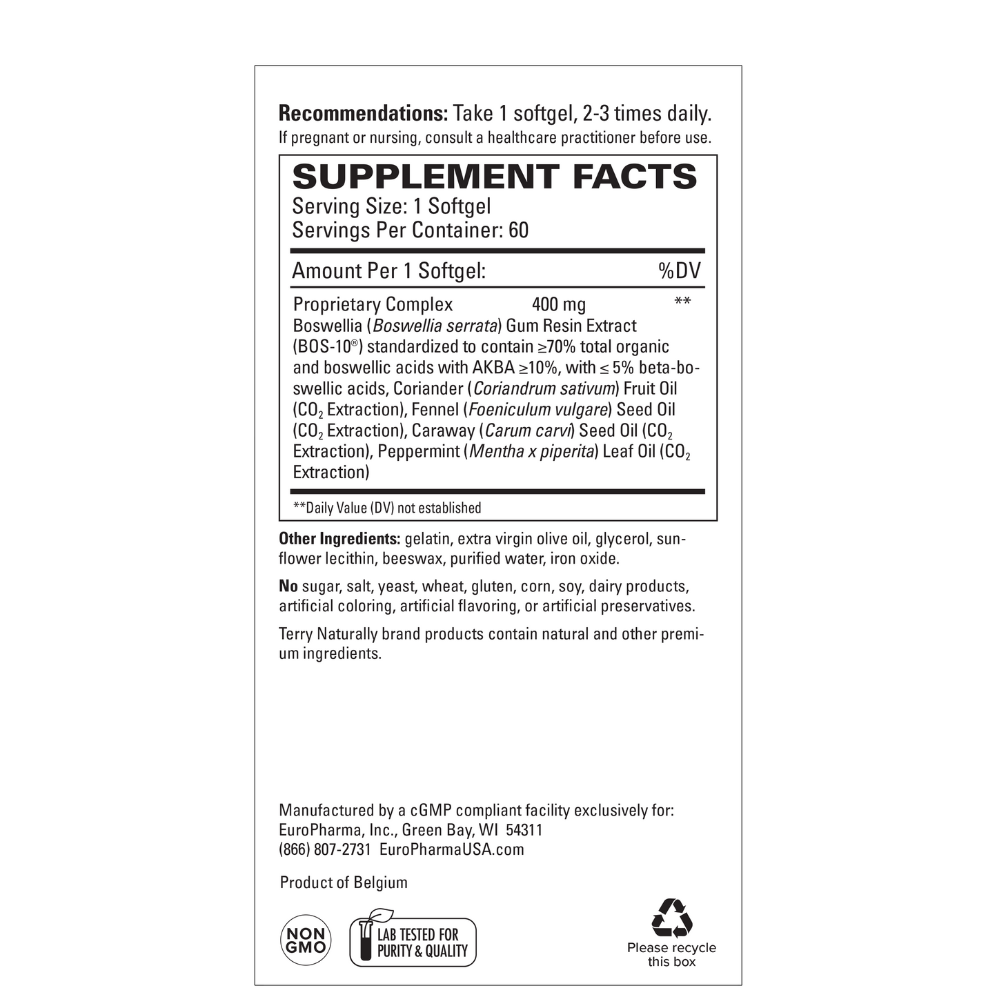 Bosmed Intestinal Bowel Support (60)