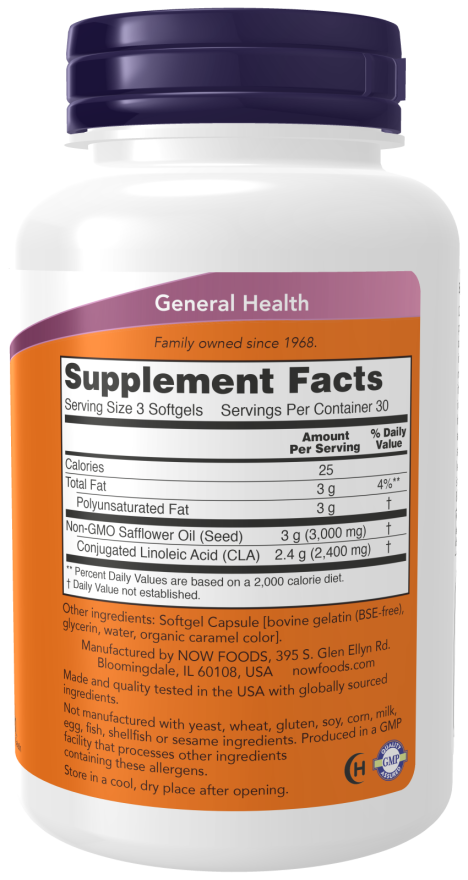 CLA (Conjugated Linoleic Acid) 800 mg Softgels
