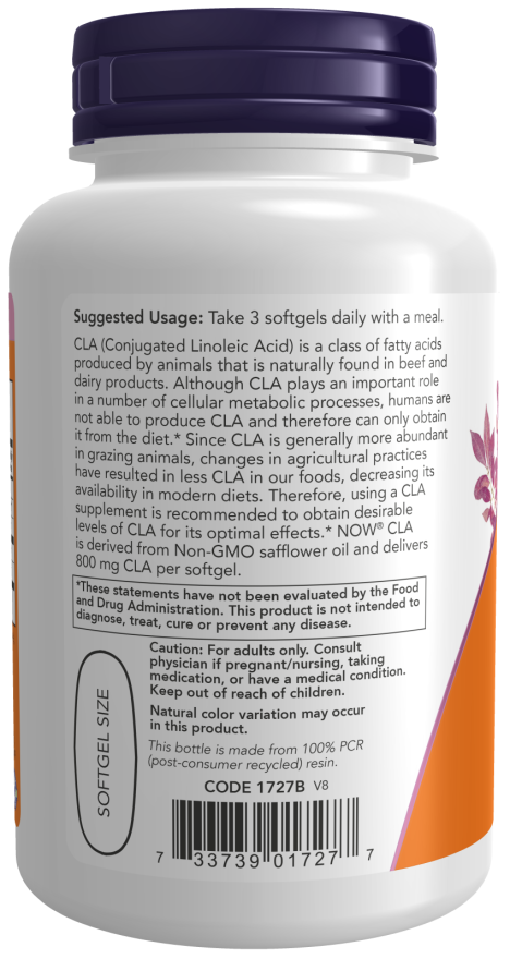 CLA (Conjugated Linoleic Acid) 800 mg Softgels