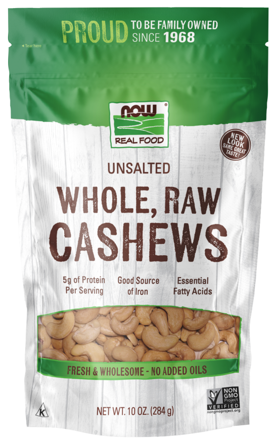 Cashews, Whole, Raw & Unsalted