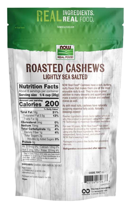 Cashews, Roasted & Salted