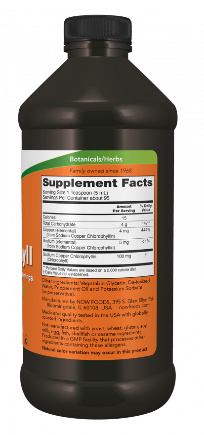 Chlorophyll Liquid, Mint