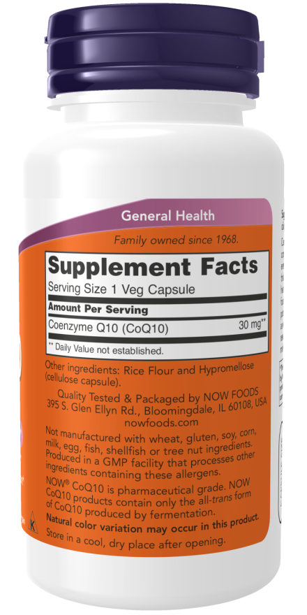 CoQ10 30 mg Veg Capsules