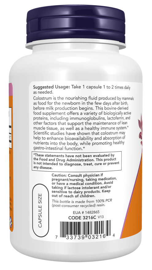 Colostrum 500 mg Capsules