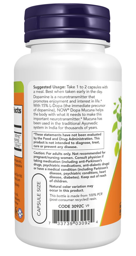 Dopa Mucuna Veg Capsules