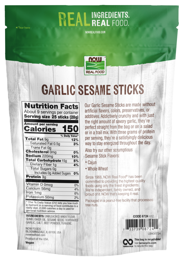 Garlic Sesame Sticks