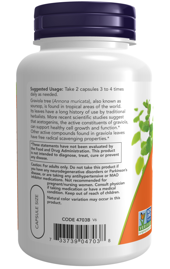 Graviola 500 mg Veg Capsules