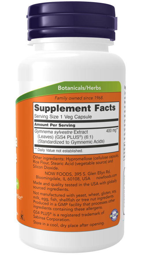 Gymnema Sylvestre 400 mg Veg Capsules