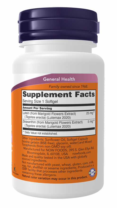 Lutein & Zeaxanthin Softgels