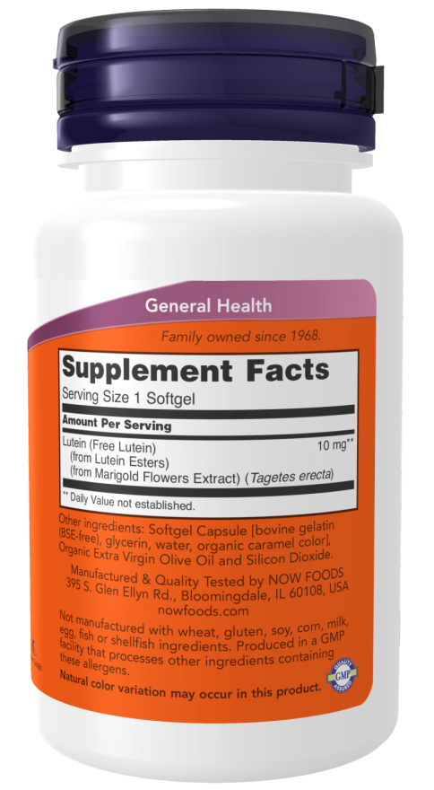 Lutein 10 mg Softgels