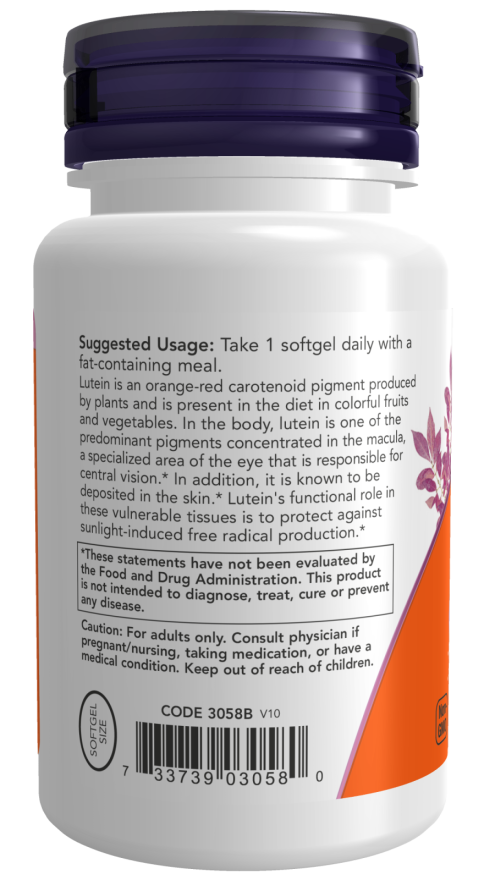 Lutein 10 mg Softgels