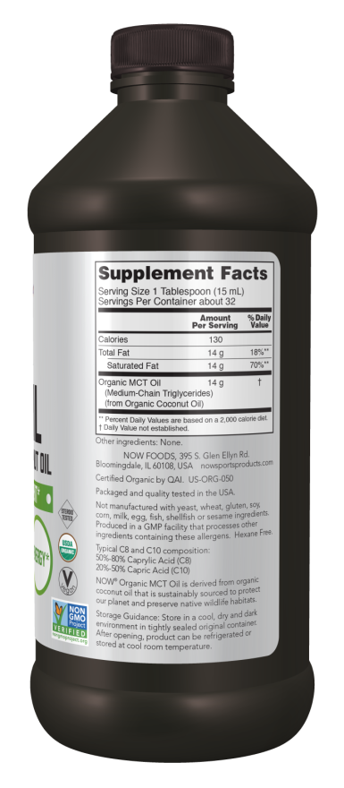MCT Oil, Organic