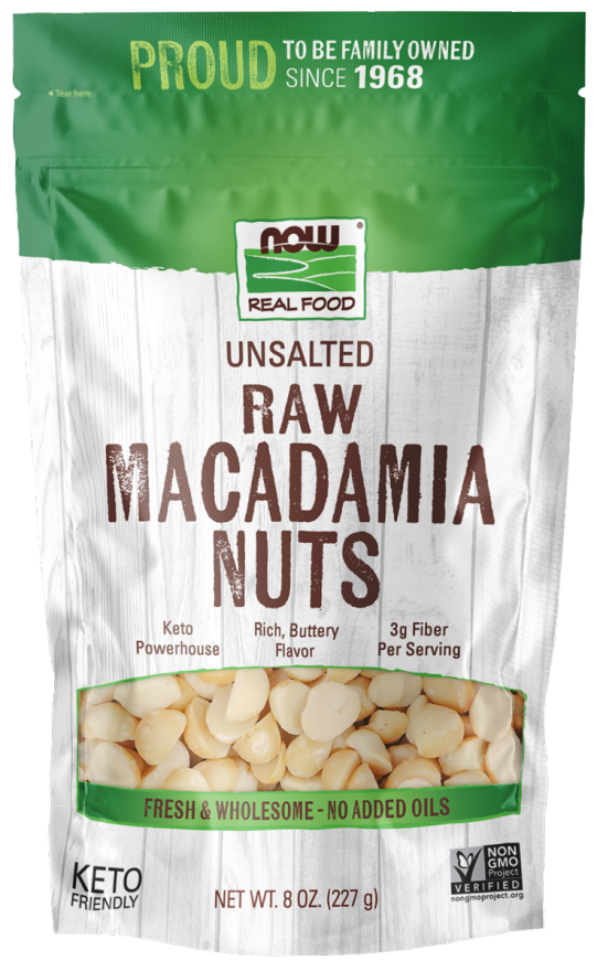 Macadamia Nuts, Raw & Unsalted