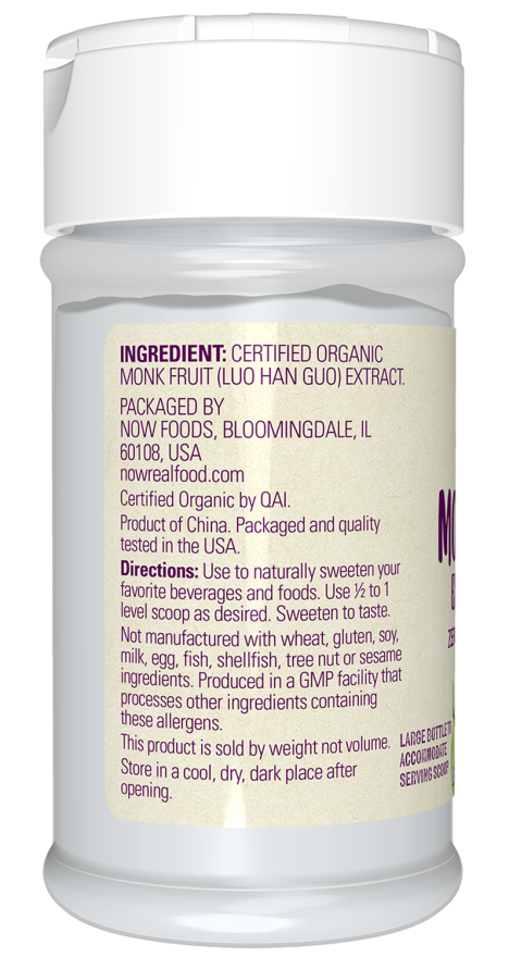 Monk Fruit Extract, Organic Powder