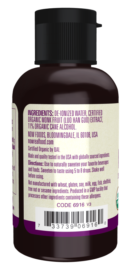 Monk Fruit Liquid, Organic