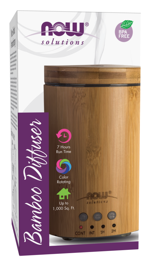 Ultrasonic Real Bamboo Essential Oil Diffuser