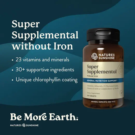 Super Supplemental Vit. & Min. w/o Iron (120 tabs)