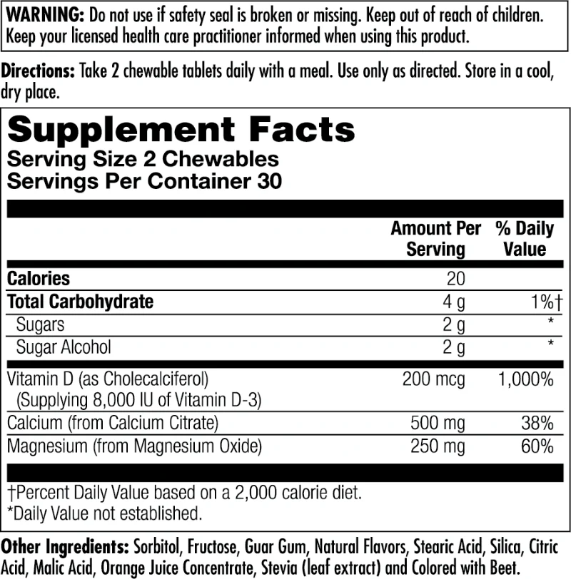 Calcium Citrate 1000 Tablets 180ct