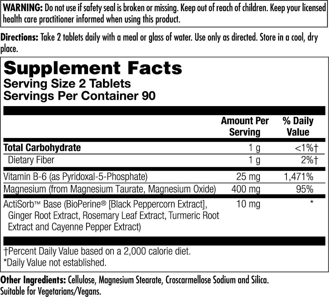 Magnesium Taurate + Tablets 90tbs