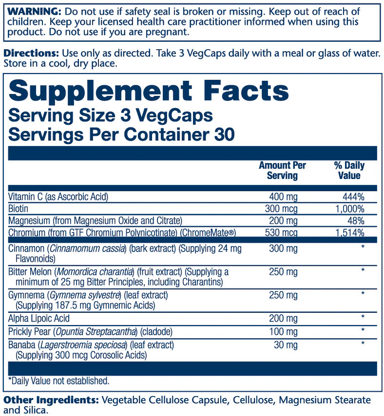 Blood Glucose Success (90)Caps