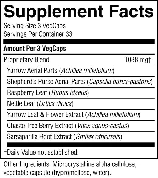 Menstrual Reg (100 caps)