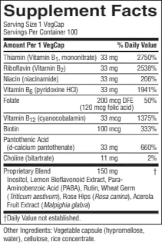 Vitamin B-Complex (100 caps)