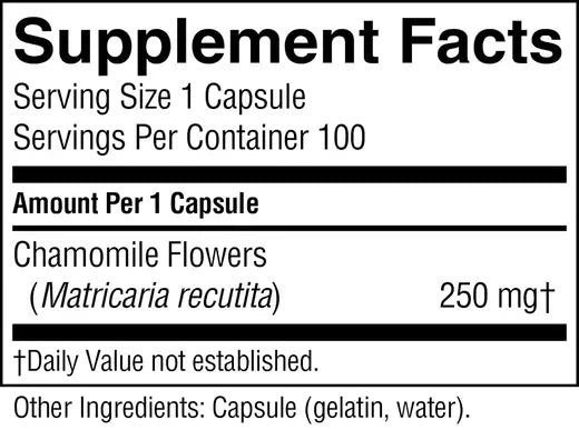 Chamomile (100 caps)