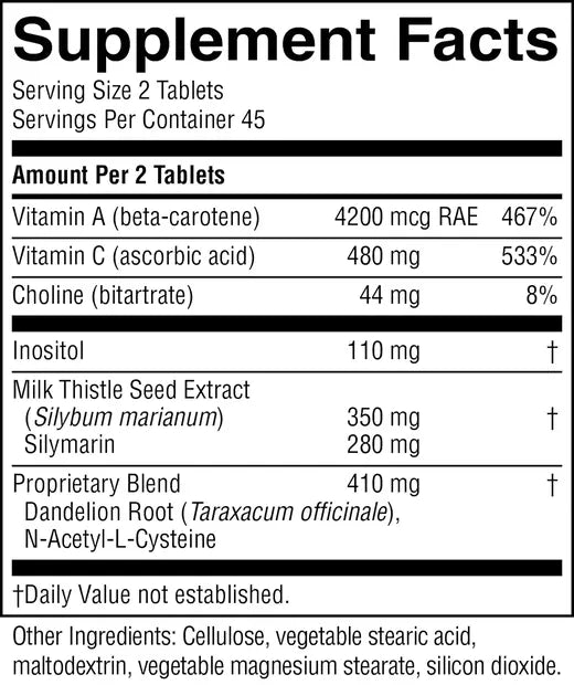 Milk Thistle Combination (90 tabs)