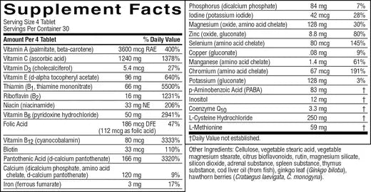 Mega-Chel Dietary Supplement for Circulatory System Support (120 tabs)