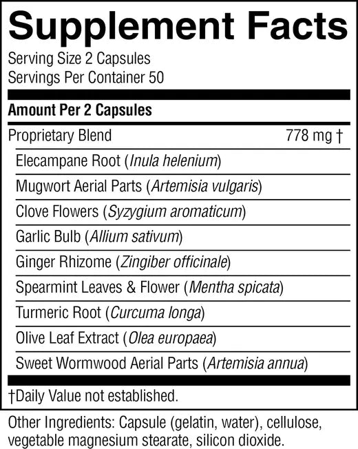 Intestinal Flora Supplement Artemisia Combination (100 caps)
