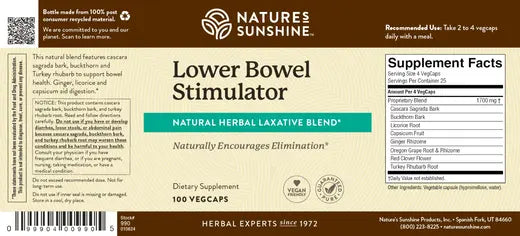 Lower Bowel Stimulator (100 caps)